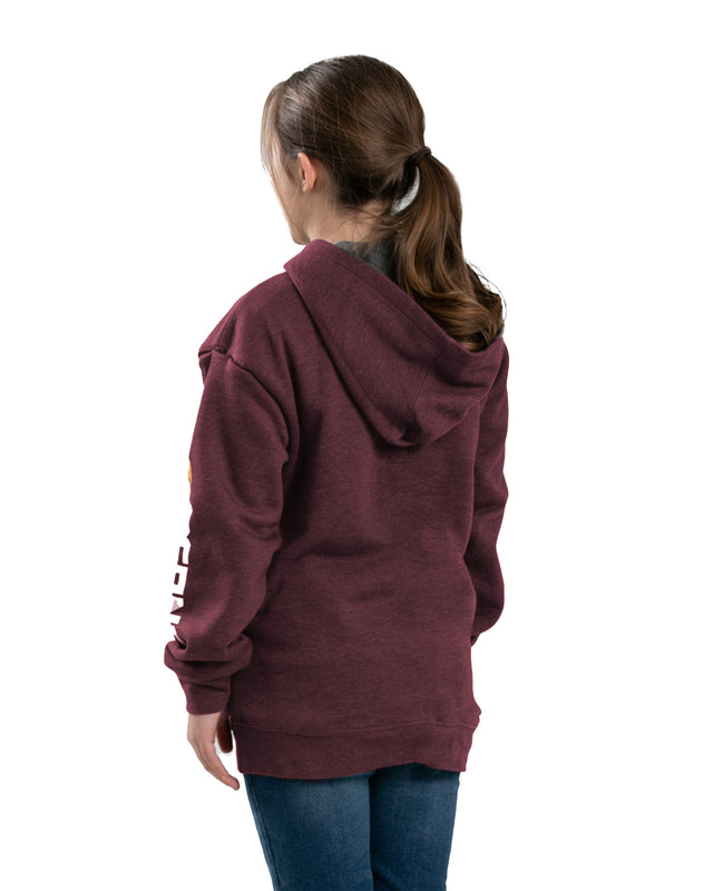 BSP401CAB Youth Signature Sleeve Hooded Pullover