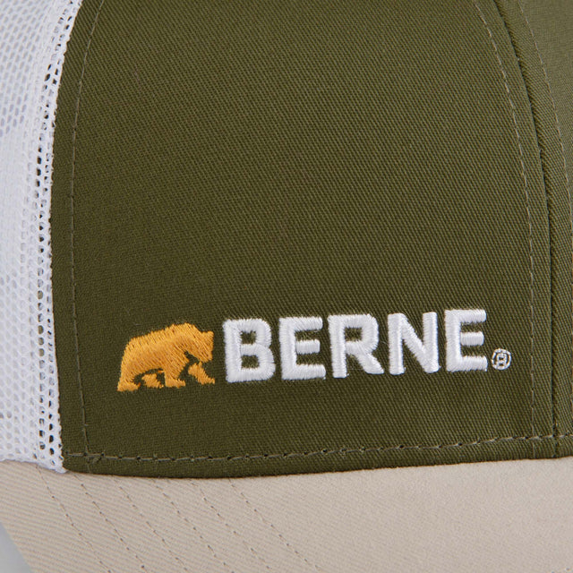 Offset Logo Mesh-Back Cap