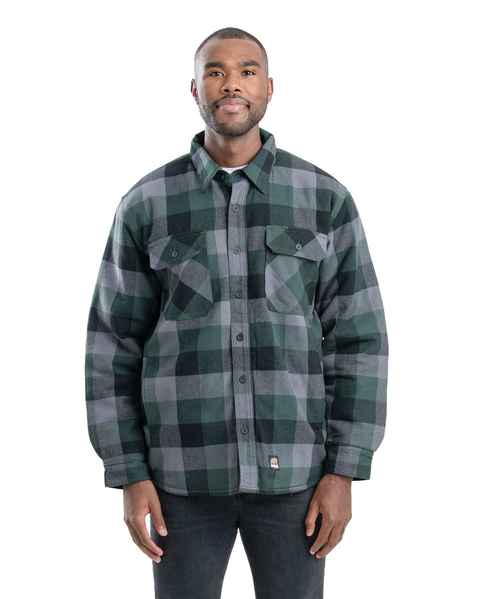 Mens flannel shirt on sale jackets