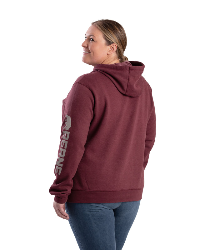 WSP401CAB Women's Signature Sleeve Hooded Pullover Sweatshirt