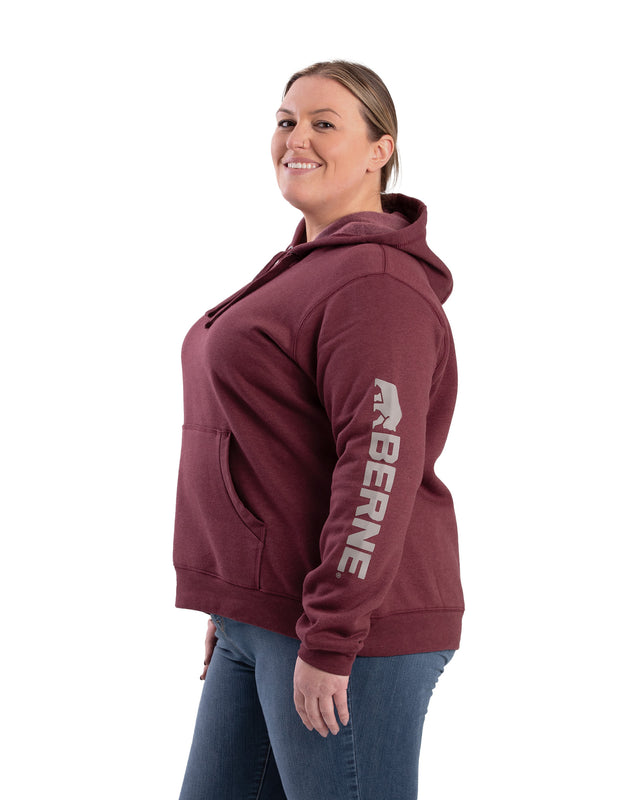 WSP401CAB Women's Signature Sleeve Hooded Pullover Sweatshirt