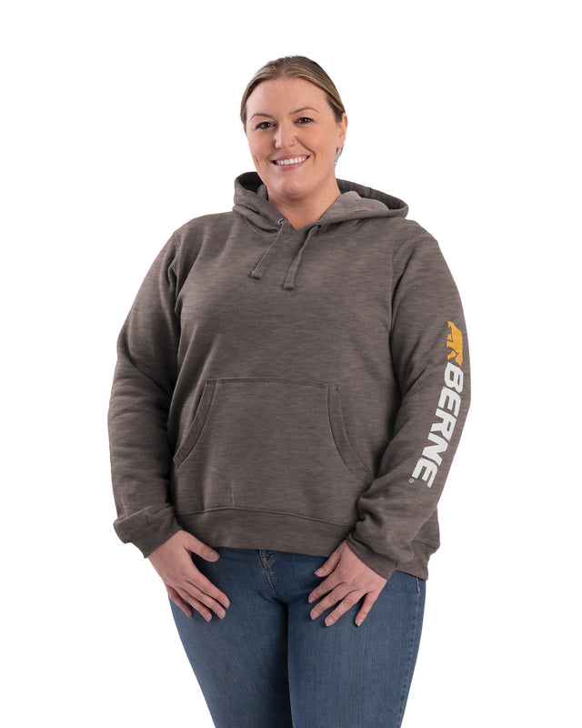 WSP401GPH Women's Signature Sleeve Hooded Pullover Sweatshirt