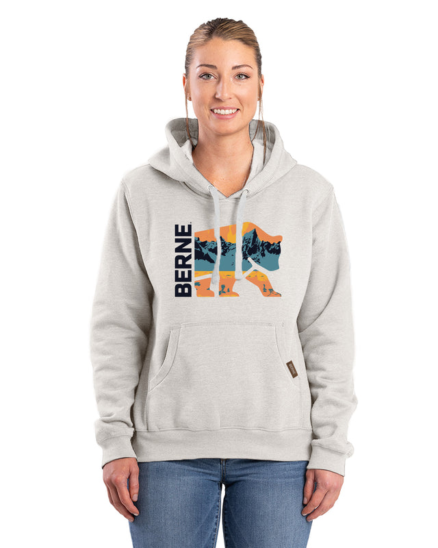 Women's Graphic Hooded Pullover Sweatshirt