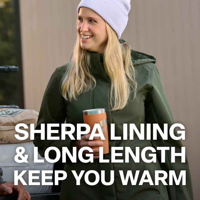 Women's Sherpa-Lined Hooded Parka