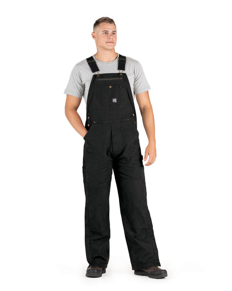 B1068BK Heartland Unlined Washed Duck Bib Overall