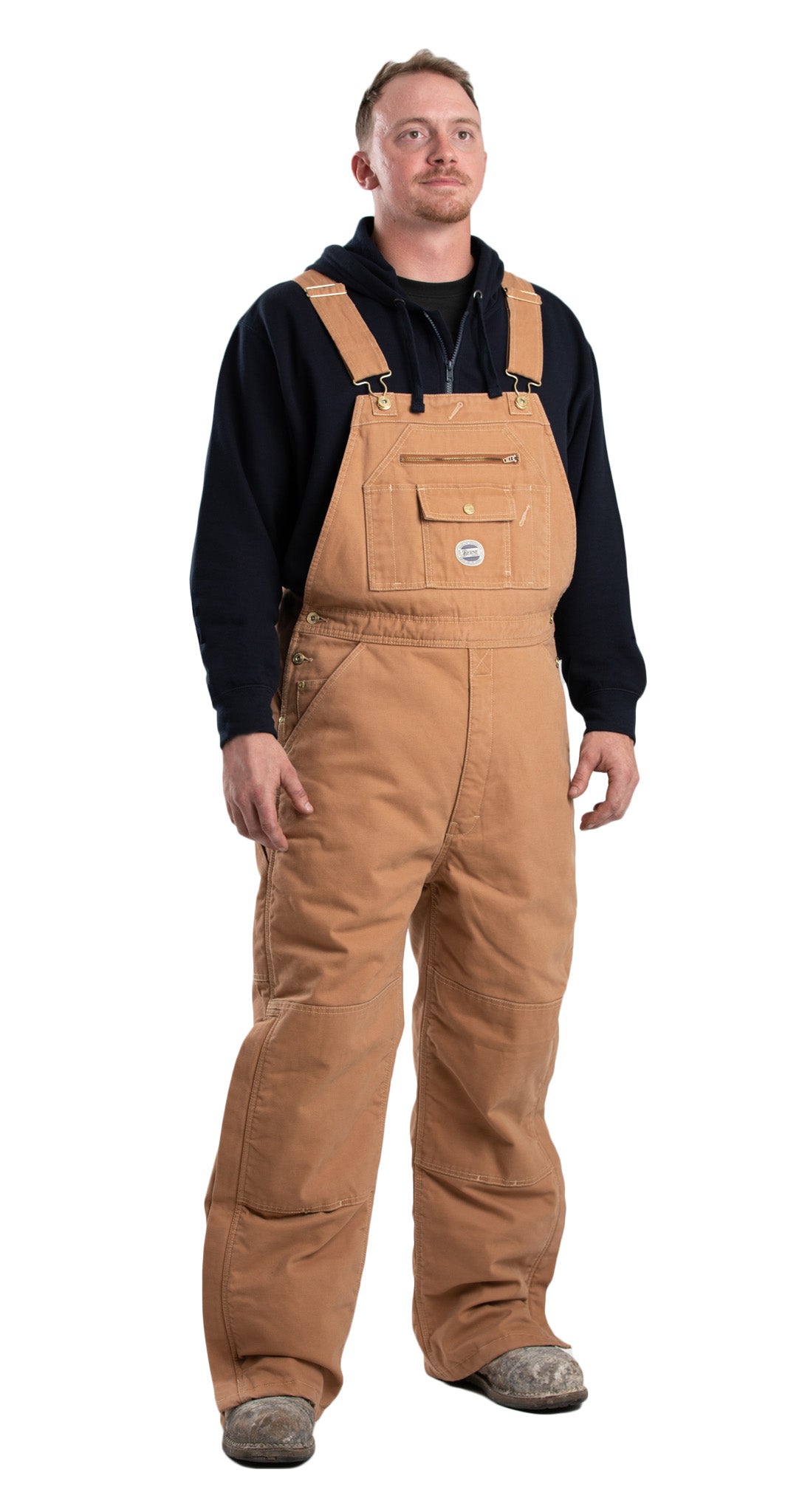 Vintage Washed Insulated Duck Bib Overall