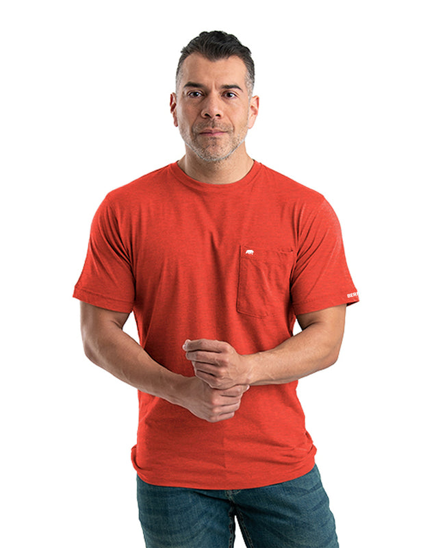 BSM38DR Performance Short Sleeve Pocket Tee