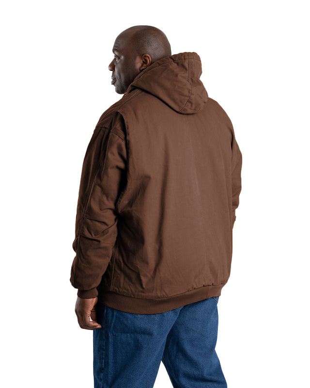 HJ375BB Heartland Washed Duck Hooded Work Jacket