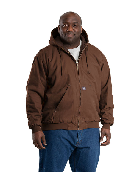 HJ375BB Heartland Washed Duck Hooded Work Jacket