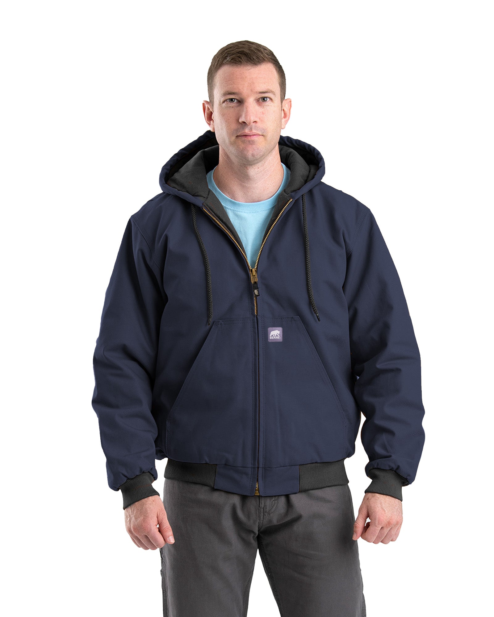 Hooded duck shop jacket