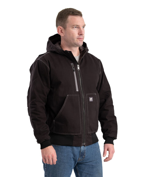 HJ61BK Highland Duck Hooded Active Jacket