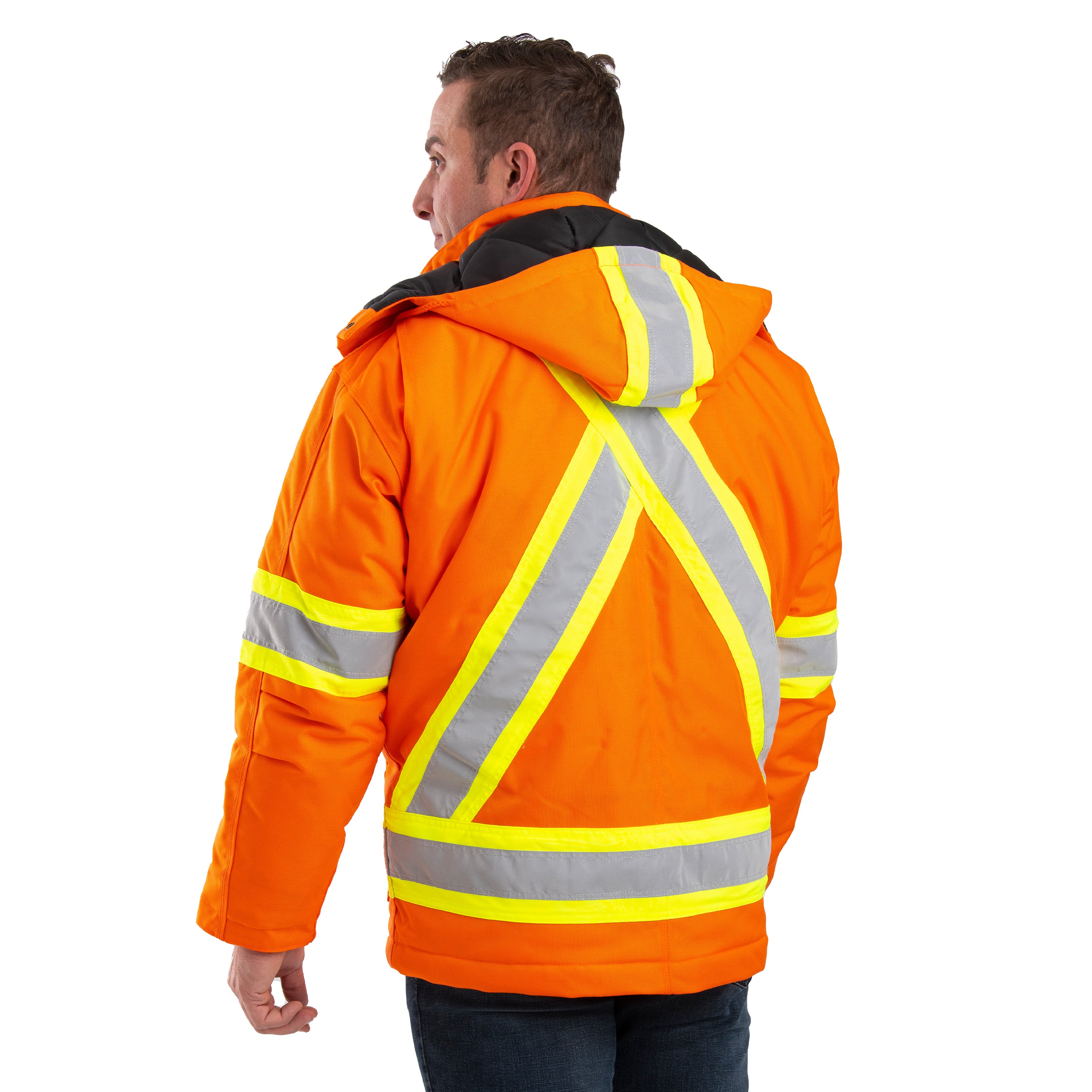 Safety Striped Arctic Insulated Chore Coat – Berne Canada