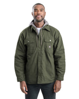 SH68SAG Heartland Duck Hooded Shirt Jacket