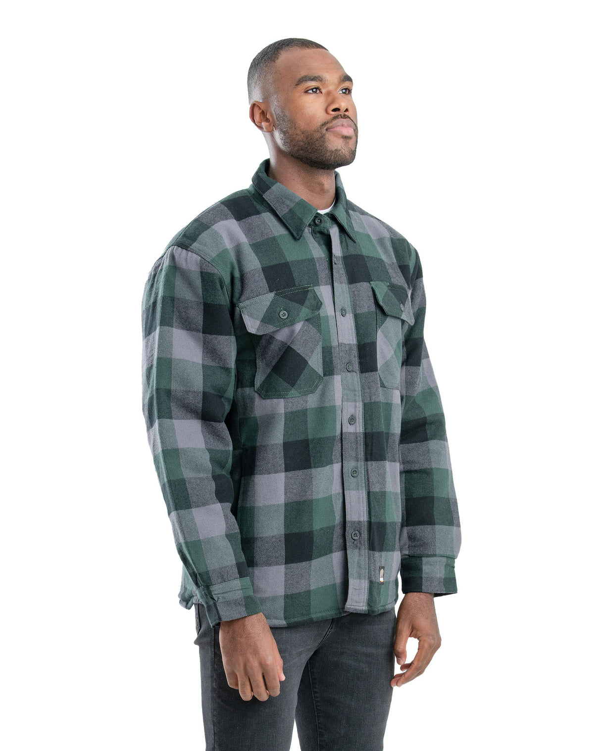 SH69PGE Heartland Flannel Shirt Jacket