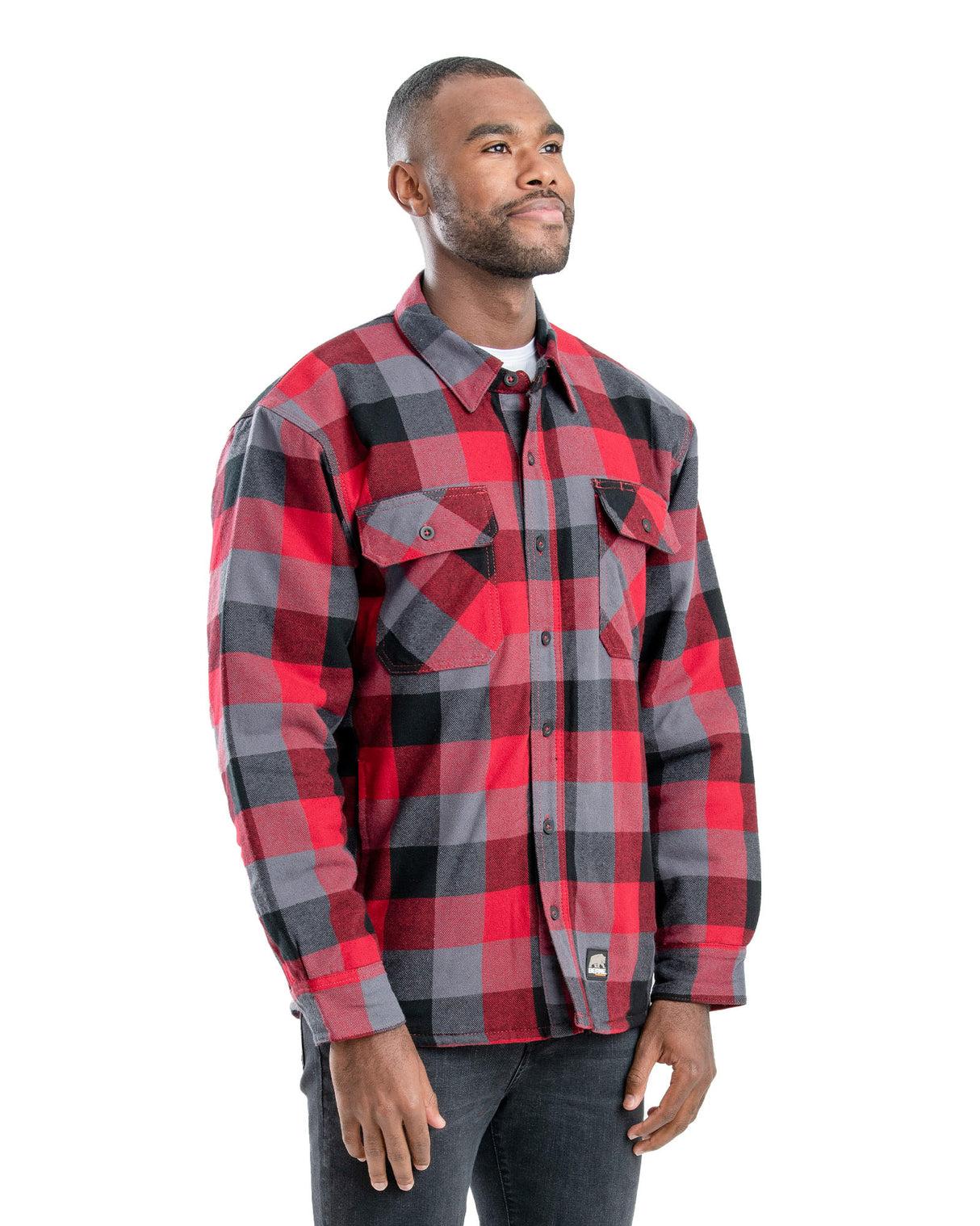 Heavy duty flannel jacket online