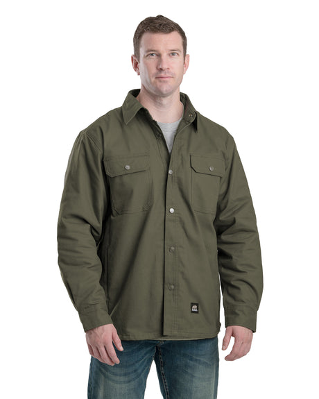 SH71SAG Caster Flannel-Lined Shirt Jacket