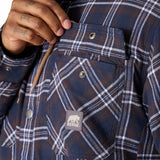 Quilt-Lined Hooded Shirt Jacket