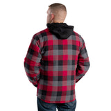 Quilt-Lined Hooded Shirt Jacket