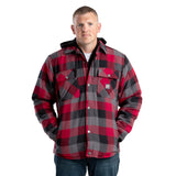 Quilt-Lined Hooded Shirt Jacket
