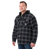 Quilt-Lined Hooded Shirt Jacket