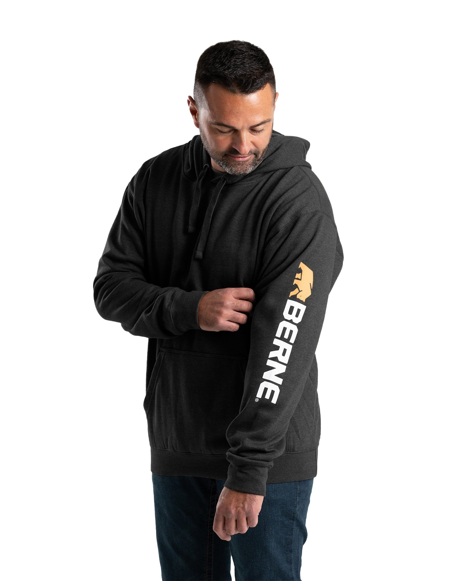 SP401BK Signature Sleeve Hooded Pullover