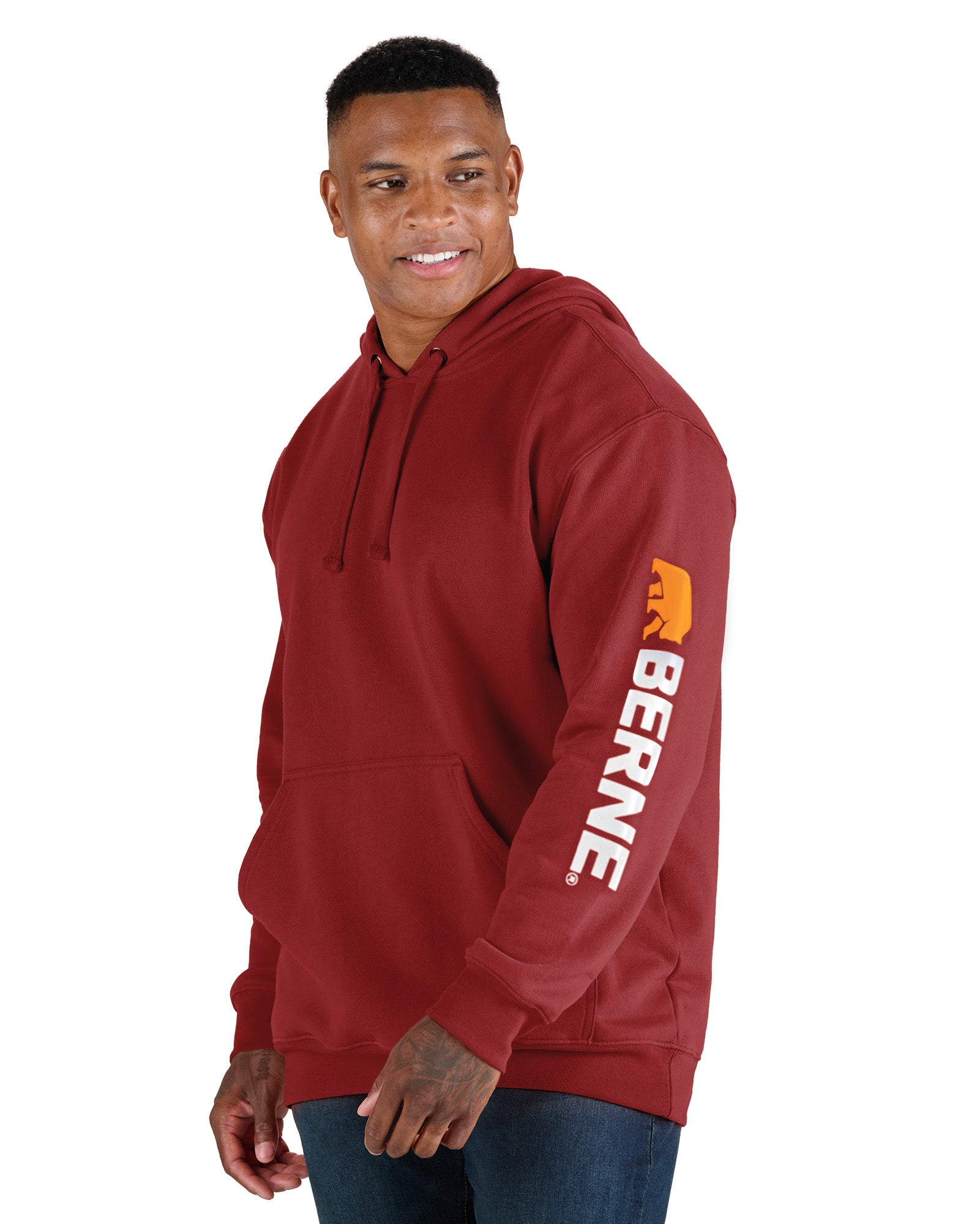 Signature Sleeve Hooded Pullover – Berne Canada