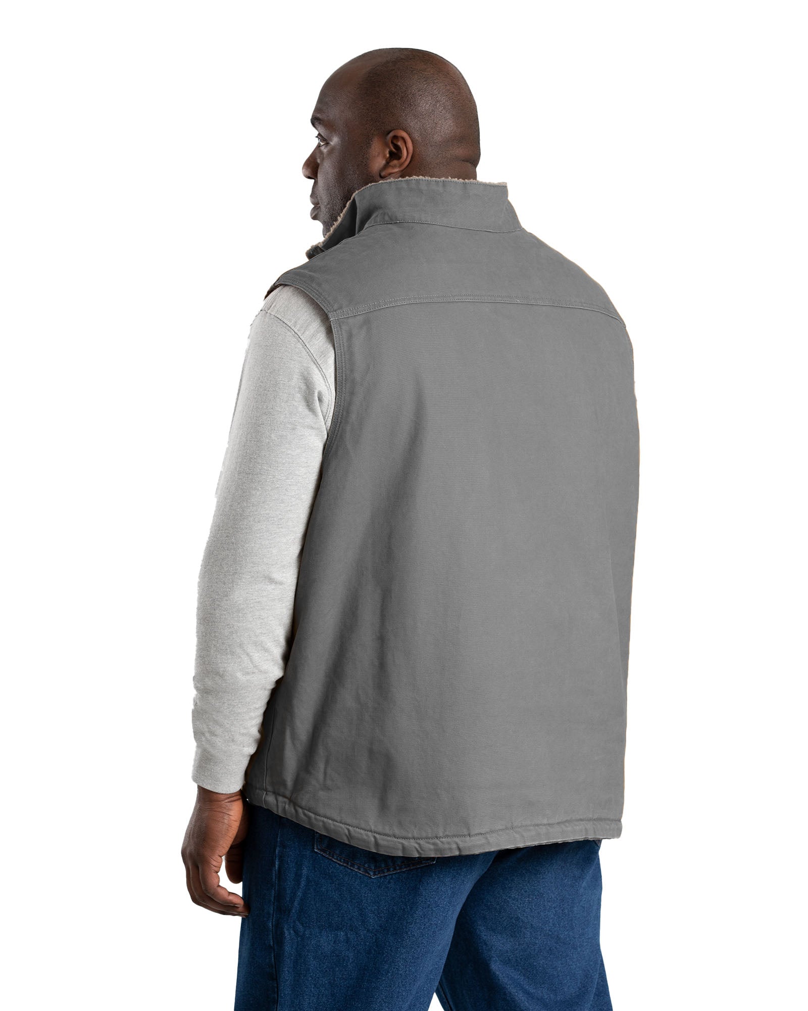 Sherpa lined mens on sale vest