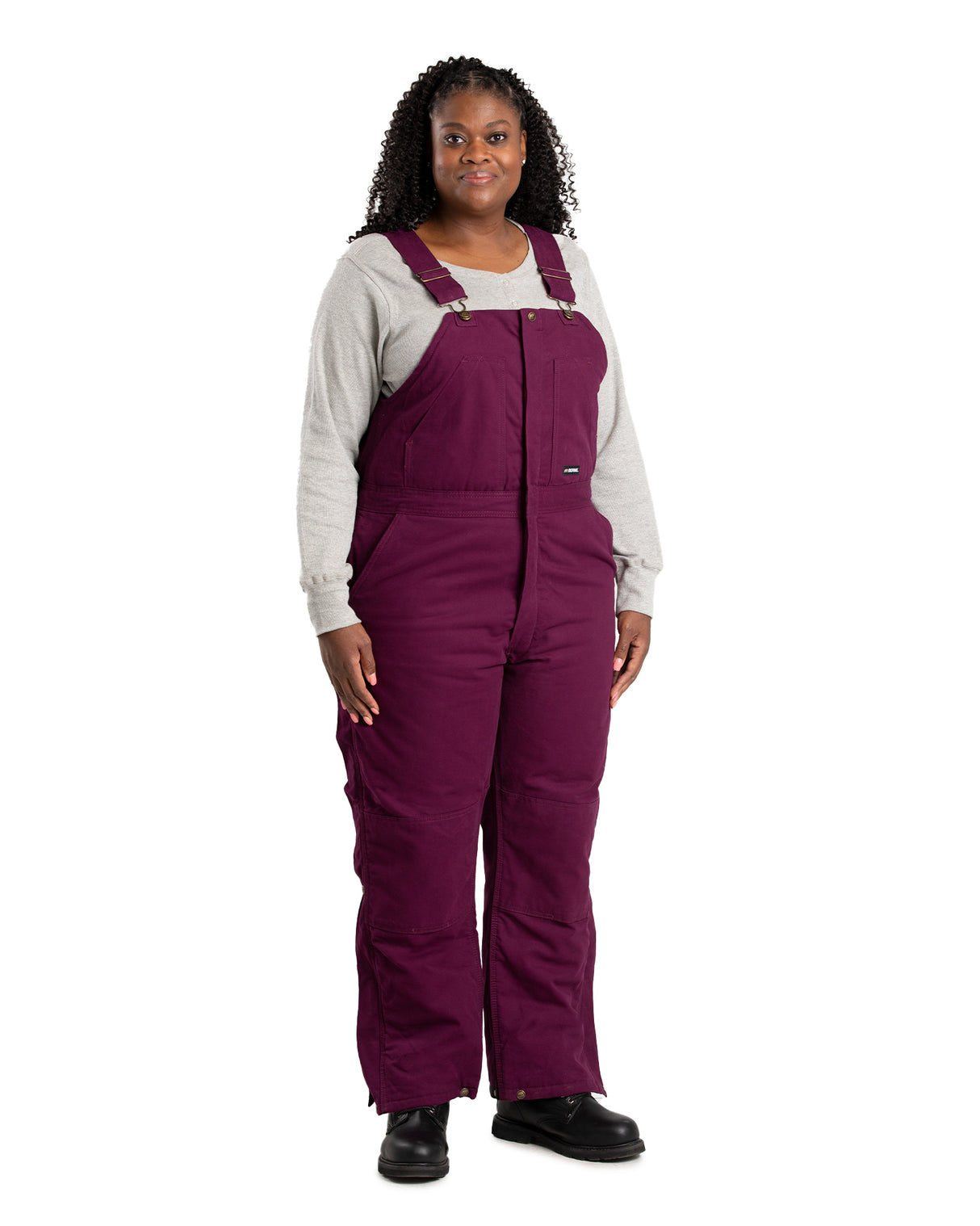 WB515PLM Women's Softstone Duck Insulated Bib Overall