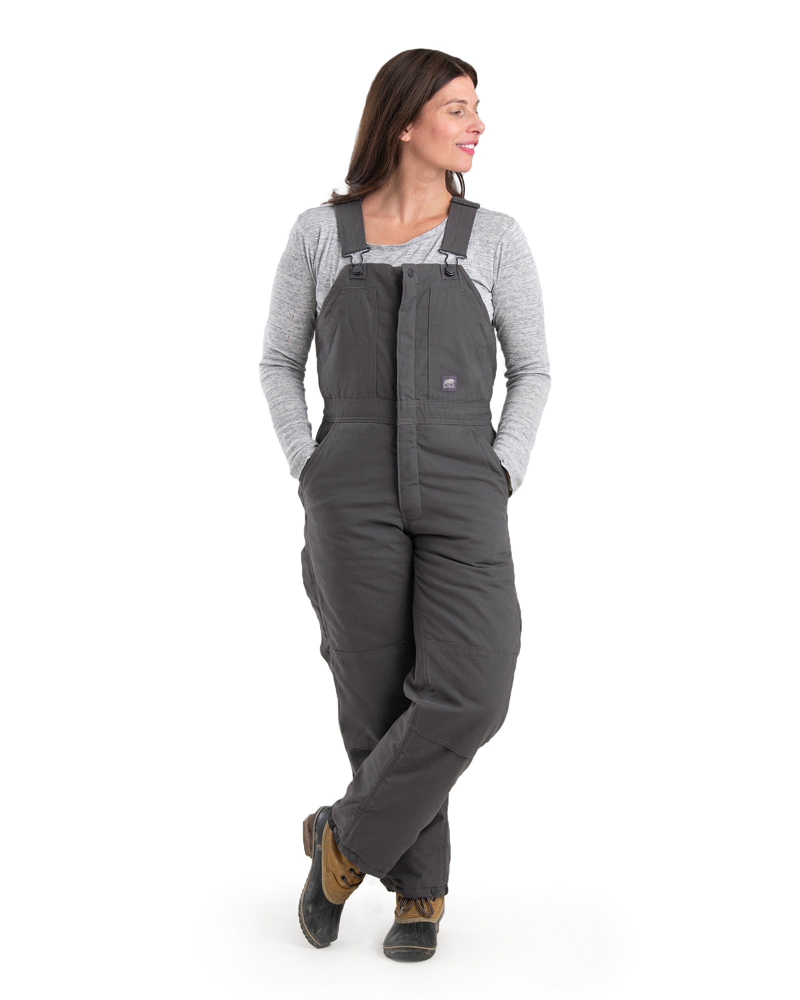 Women's Insulated Duck Bibs for Cold Weather – Berne Canada
