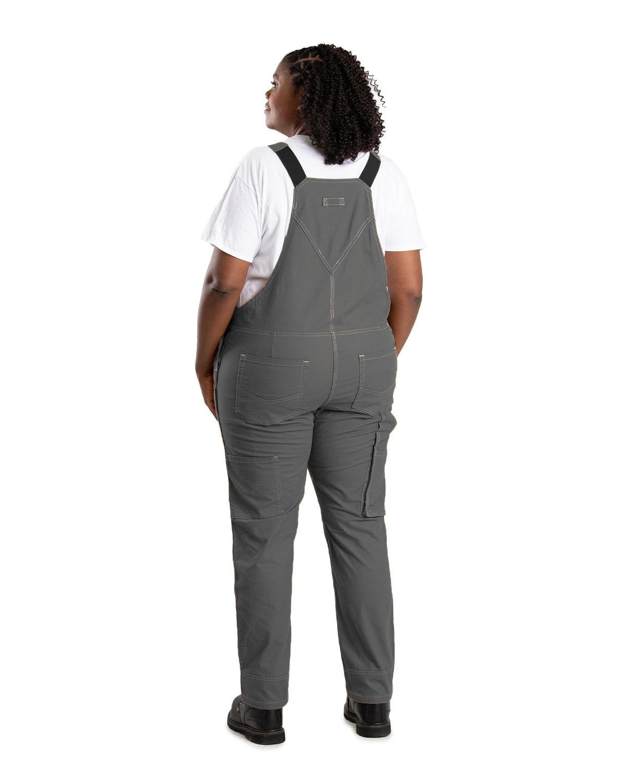 WB922TNM Women's Flex Softstone Duck Unlined Bib Overall