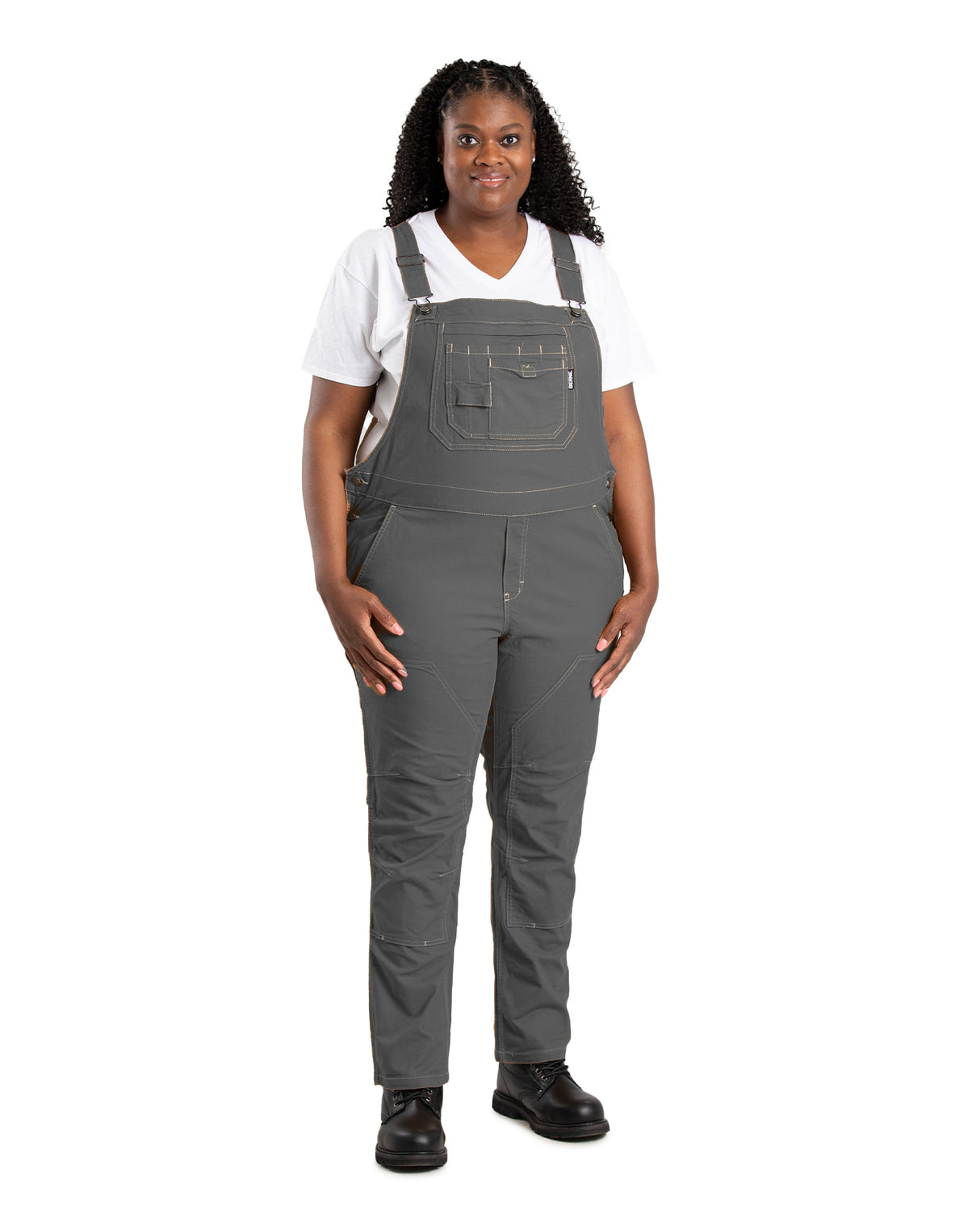 WB922TNM Women's Flex Softstone Duck Unlined Bib Overall