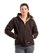 WHJ43DBN Women's Sherpa-Lined Softstone Duck Hooded Jacket