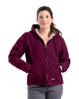WHJ43PLM Women's Sherpa-Lined Softstone Duck Hooded Jacket