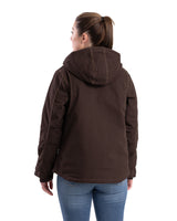 WHJ64DBN Women's Softstone Duck Hooded Jacket