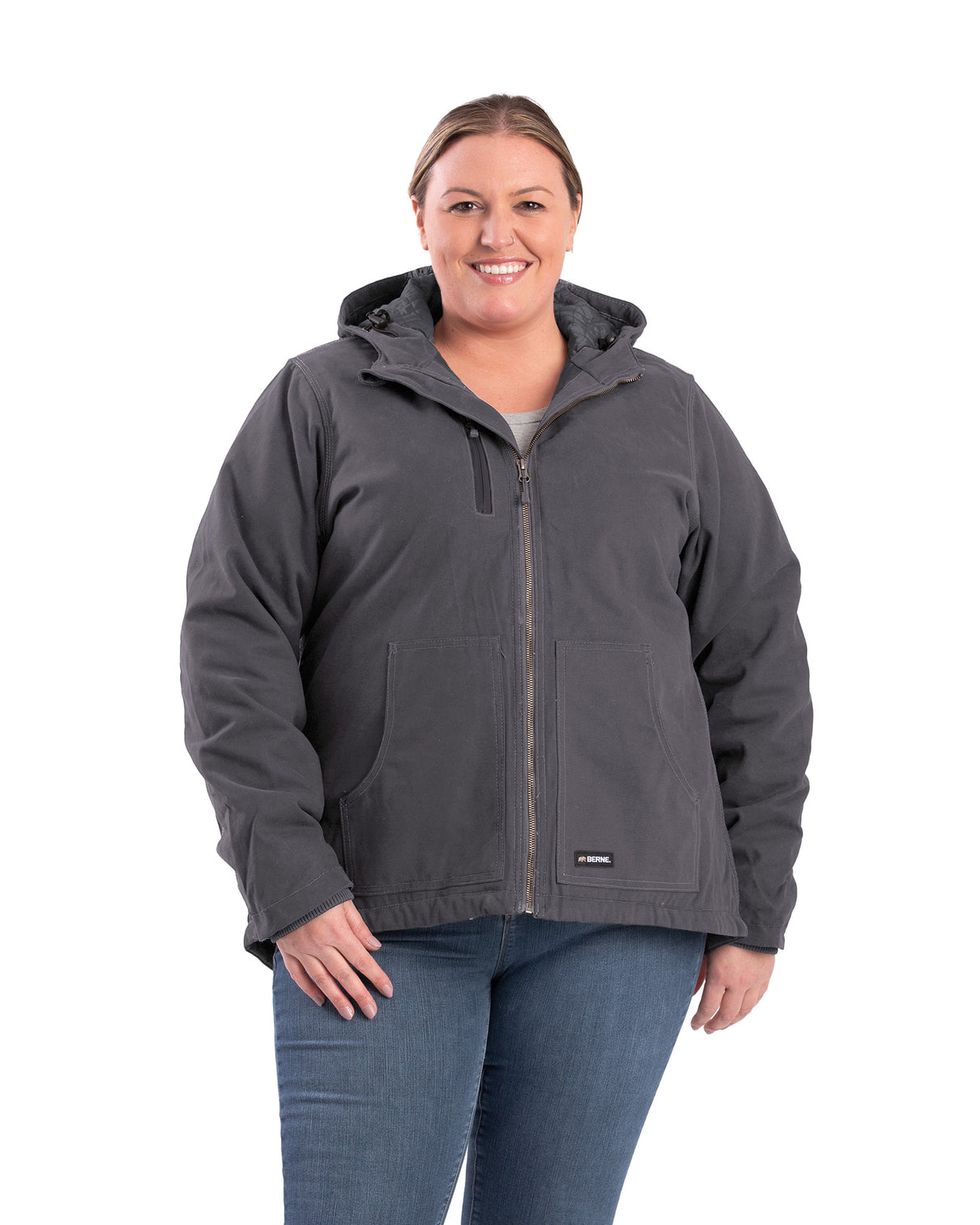 WHJ64TNM Women's Softstone Duck Hooded Jacket