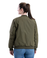 WJ24CDG Women's Aviator Bomber Jacket