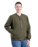 WJ24CDG Women's Aviator Bomber Jacket