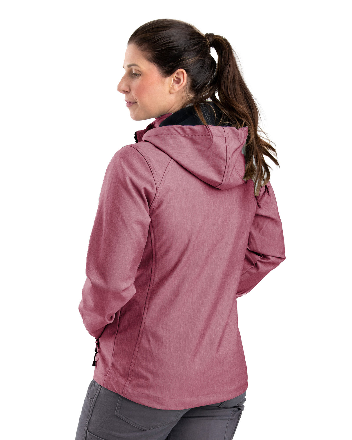 WJS301MN Women's Hooded Softshell Jacket