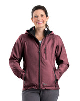 WJS301MN Women's Hooded Softshell Jacket