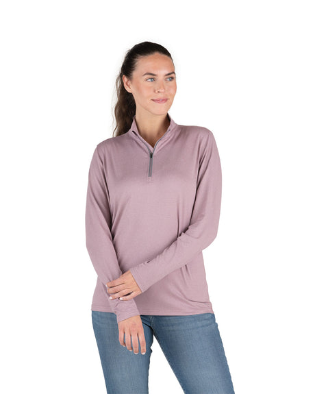 WSH14HELB Women's Midweight UPF Quarter-Zip
