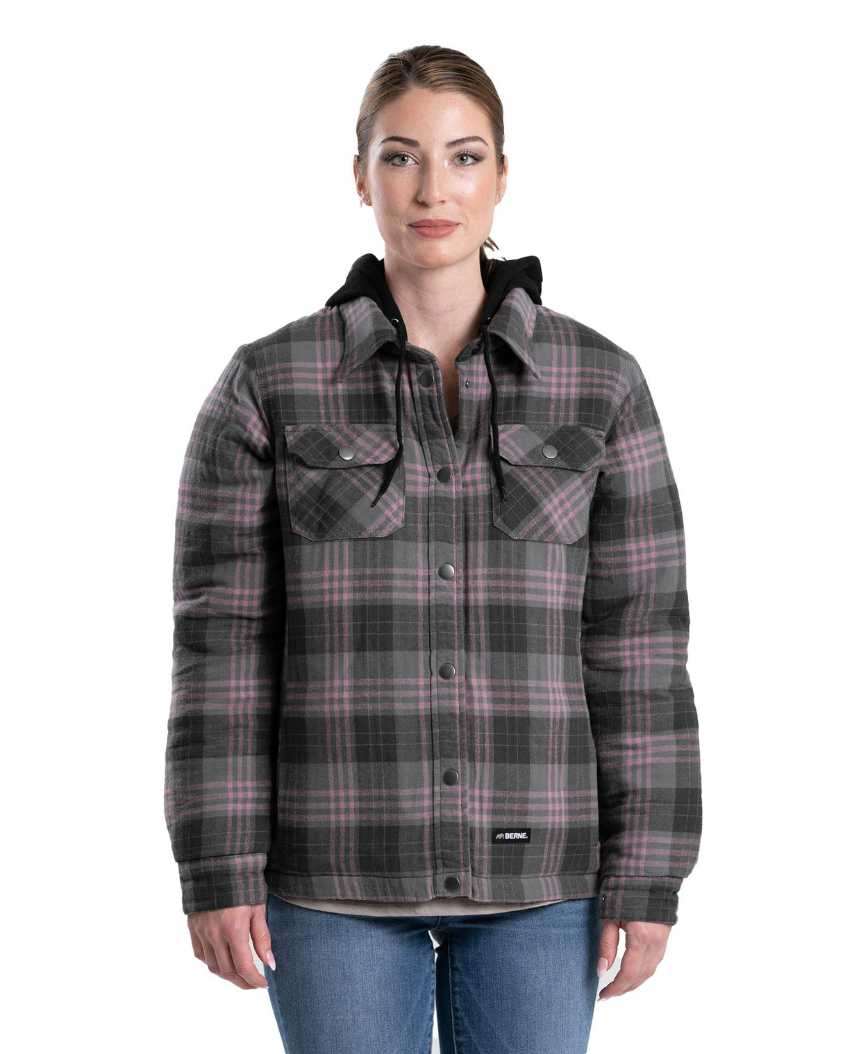 WSH78PPB  Women's Heartland Hooded Shirt Jacket