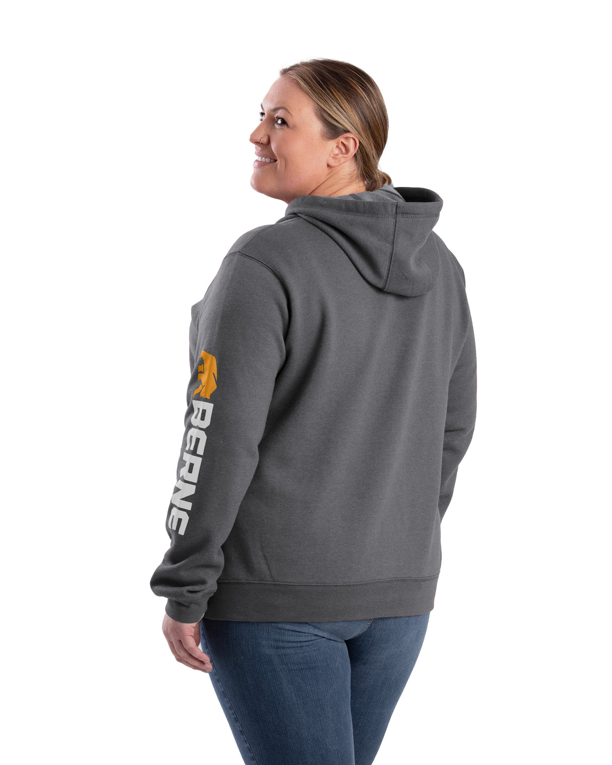 WSP401GPH Women's Signature Sleeve Hooded Pullover