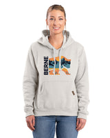 Women's Graphic Hooded Pullover Sweatshirt