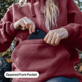 Women's Heritage Zippered Pocket Hooded Pullover Sweatshirt