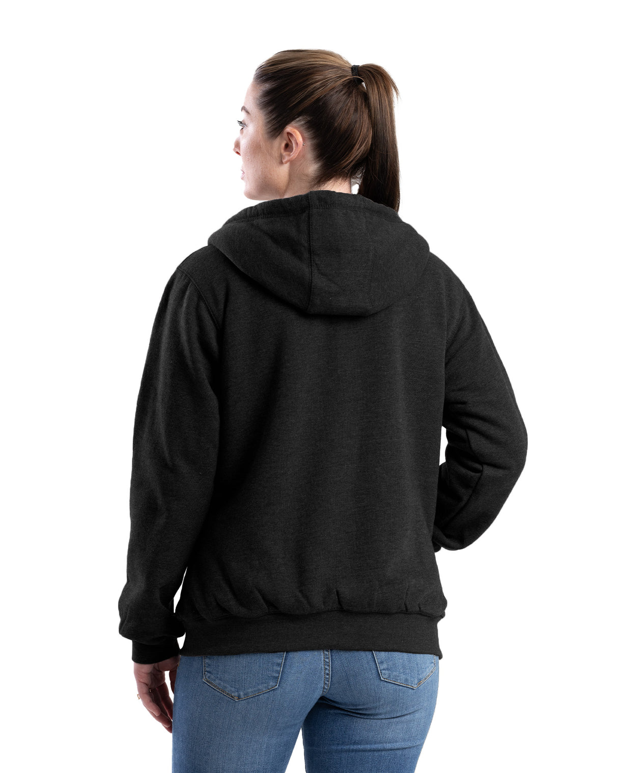 WSZ611BK Women's Insulated Full-Zip Hooded Sweatshirt