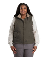 WV15TSN Women's Sherpa-Lined Softstone Duck Vest